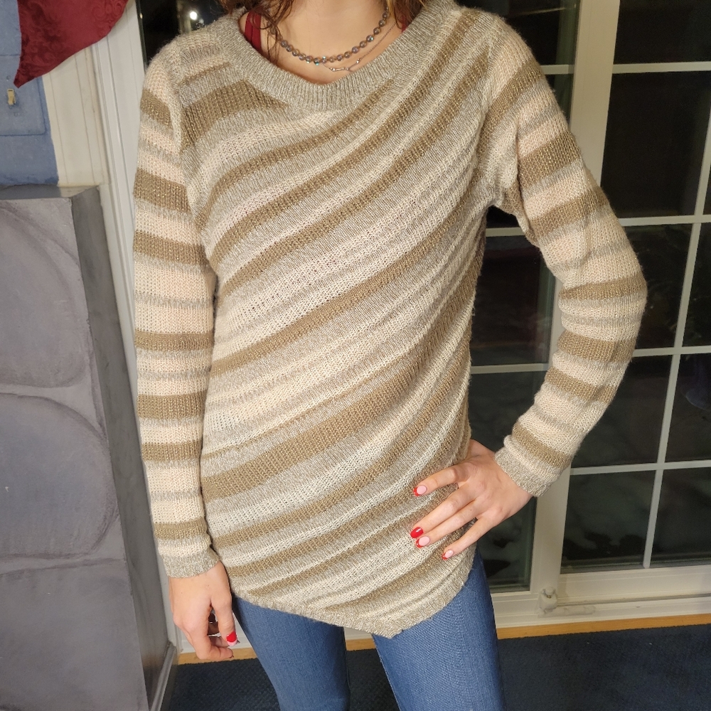 Chicos striped sweater Size 0